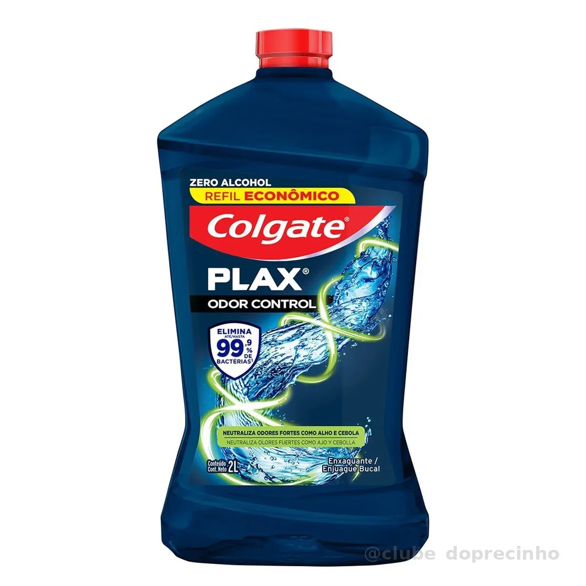 Enxaguante Bucal Colgate Plax Odor Control 2l | Sem Álcool