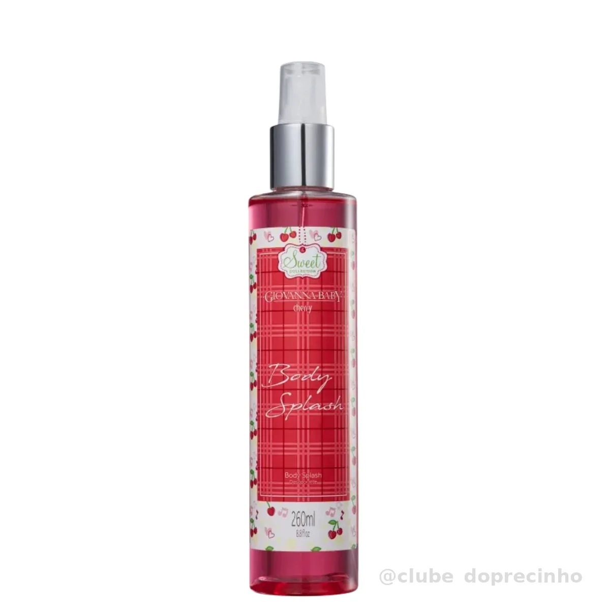 Giovanna Baby - Desodorante Corporal Giovanna Baby 260Ml Body Splash Cherry