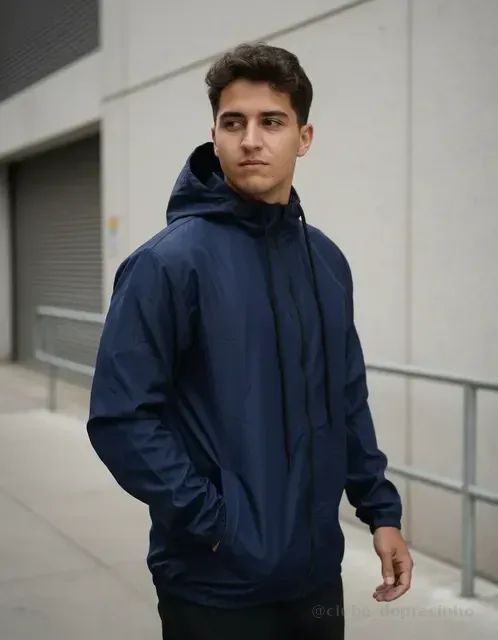 Jaqueta Corta Vento Masculino Casaco Impermeável