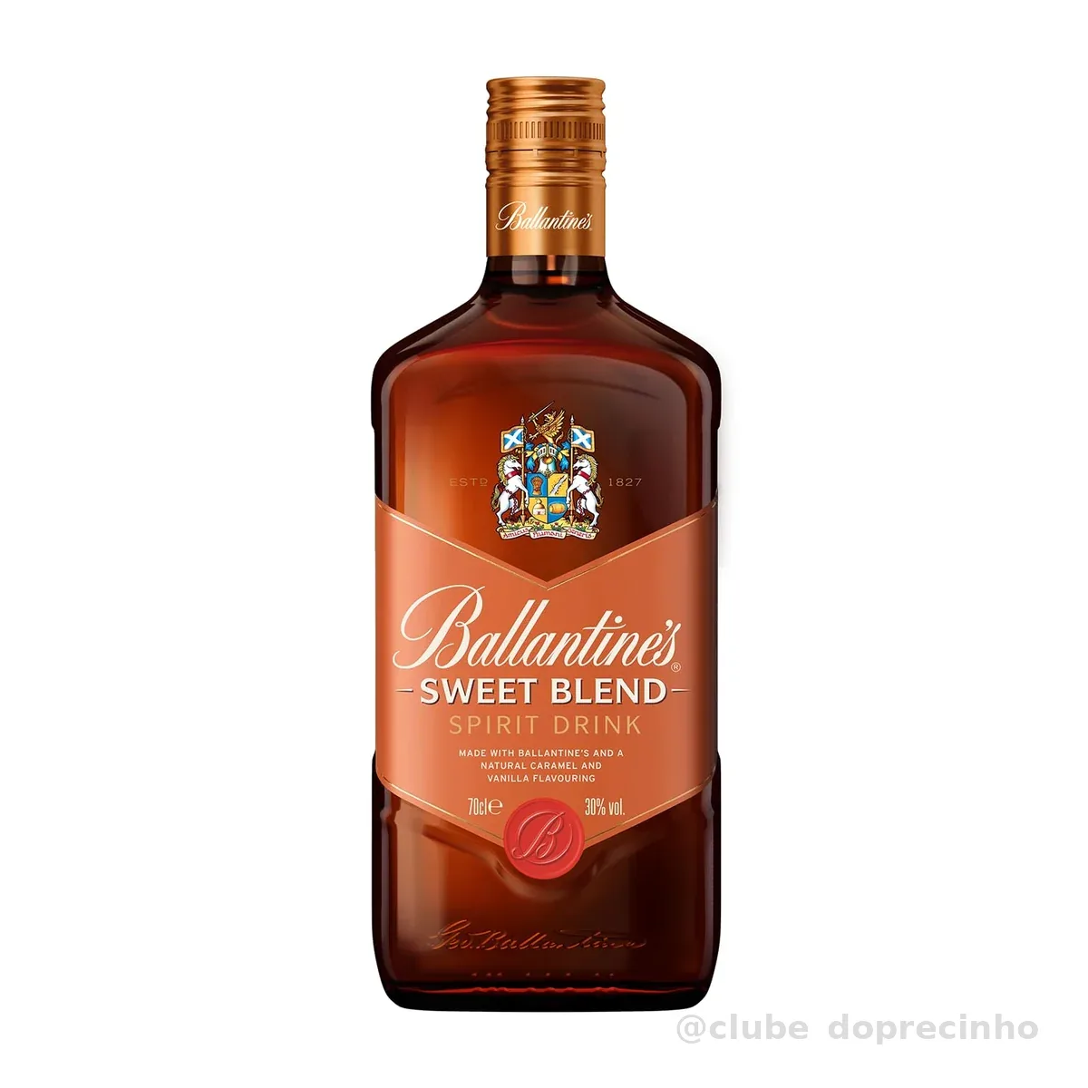 Licor Seco de Whisky Caramelo & Baunilha Ballantine's Sweet Blend Garrafa 700ml