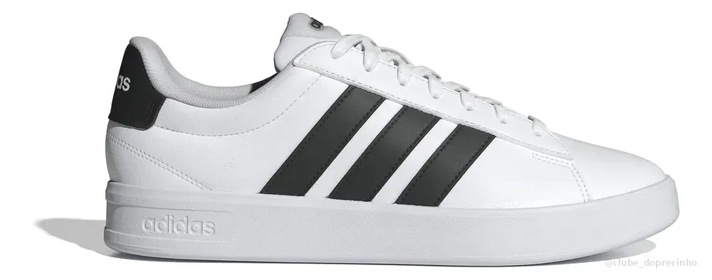 Tênis Masculino Grand Court 3.0 adidas Ftwwht/cblack/ftwwht Lisa 41 Br