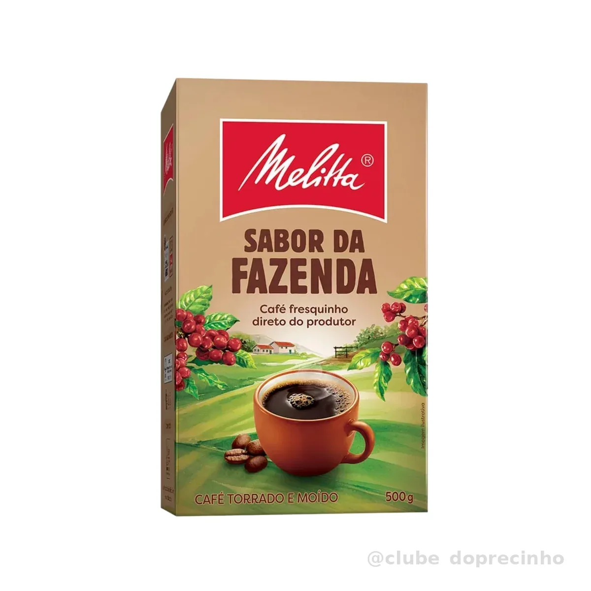 CAFÉ MELITTA SABOR DA FAZENDA VÁCUO 500g