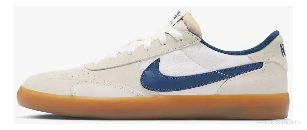 Tênis Nike Sb Heritage Vulc Masculino Bege/azul Escuro 38 Br