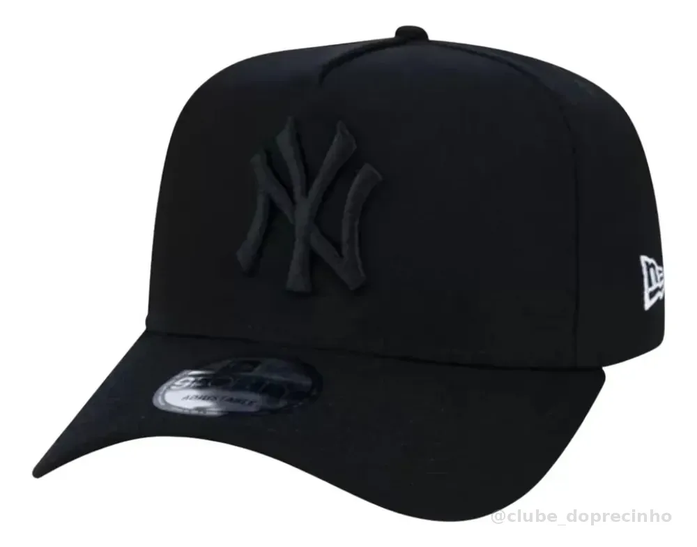 Boné New Era A-frame New York Yankees Ajustável Cor Preto Tamanho U