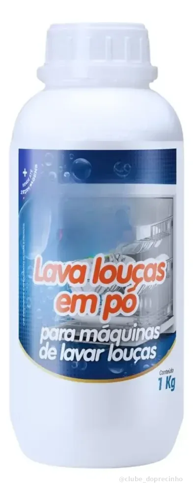 Detergente para maquina de lavar louça sabão em pó 1kg