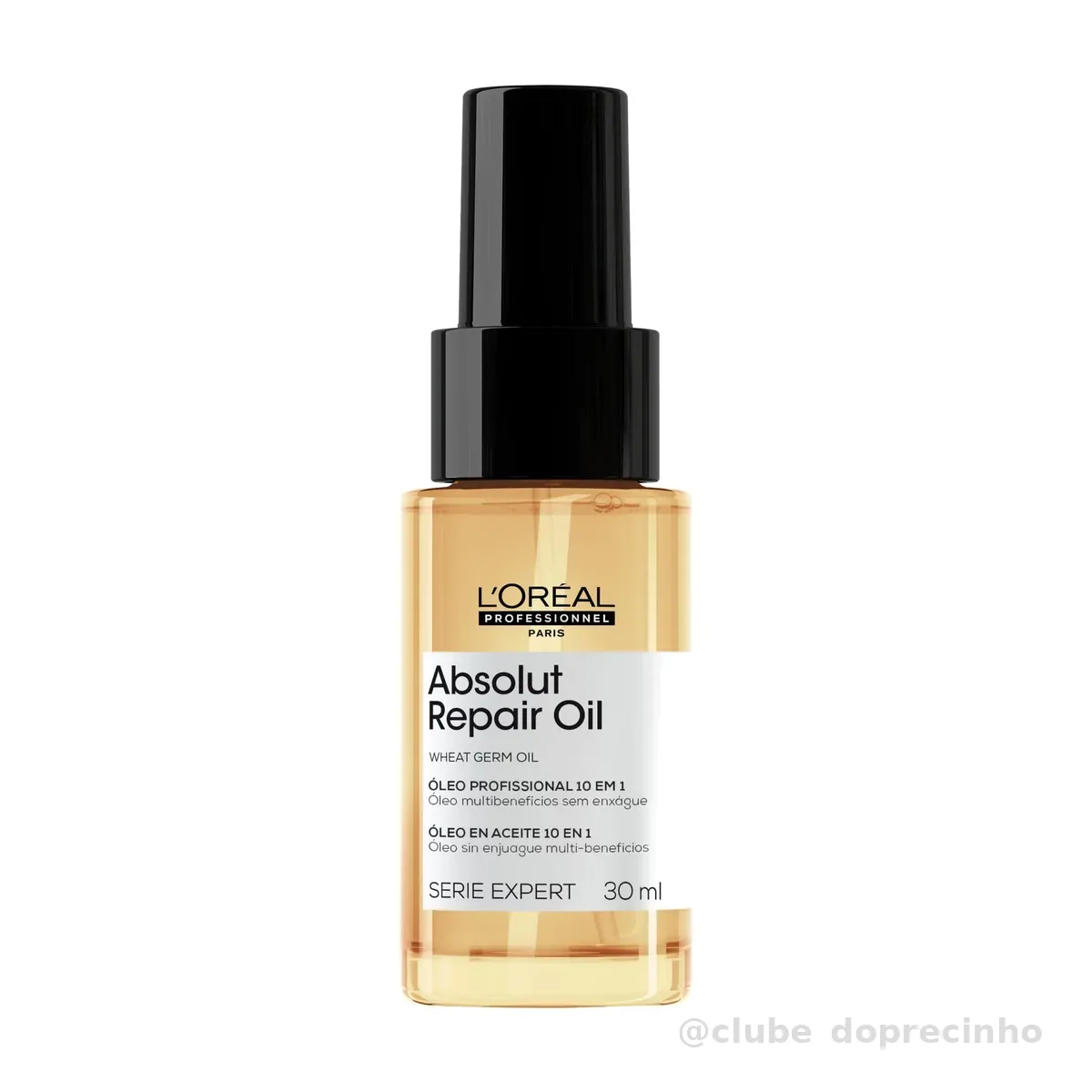 L'Oréal Professionnel Óleo 10 em 1 Absolut Repair | Multi-benefícios para cabelos secos e danificados | Repara e Promove Brilho | Com Gold Quinoa e Proteínas
