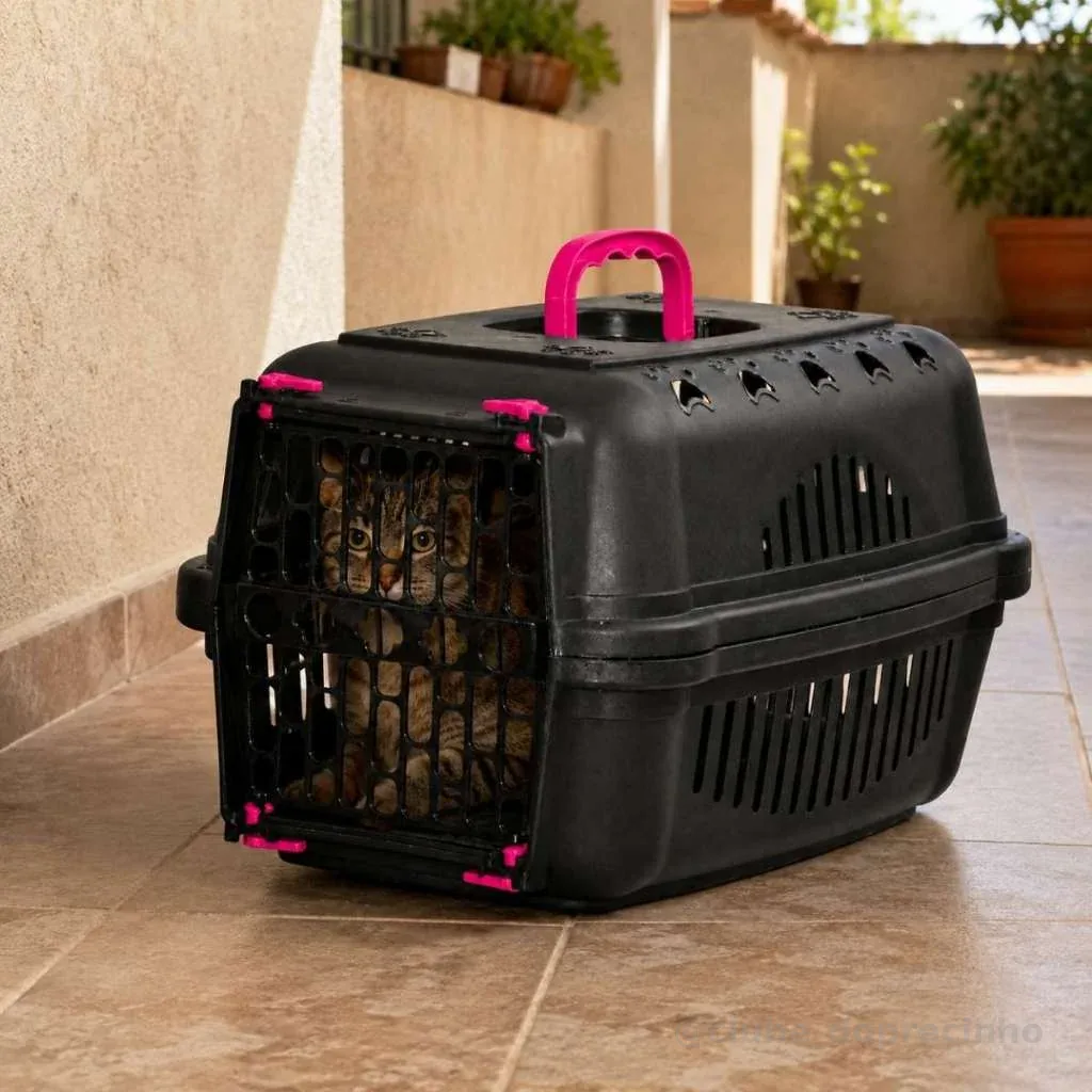 Caixa Transporte Pet Cachorros Cães Gatos Coelhos N1 N2 N3
