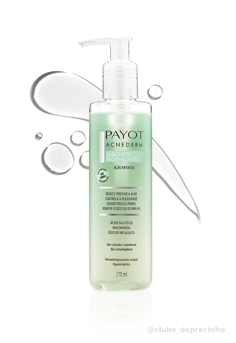 Payot Sabonete Higienizante Acnederm Payot Verde 210 Ml