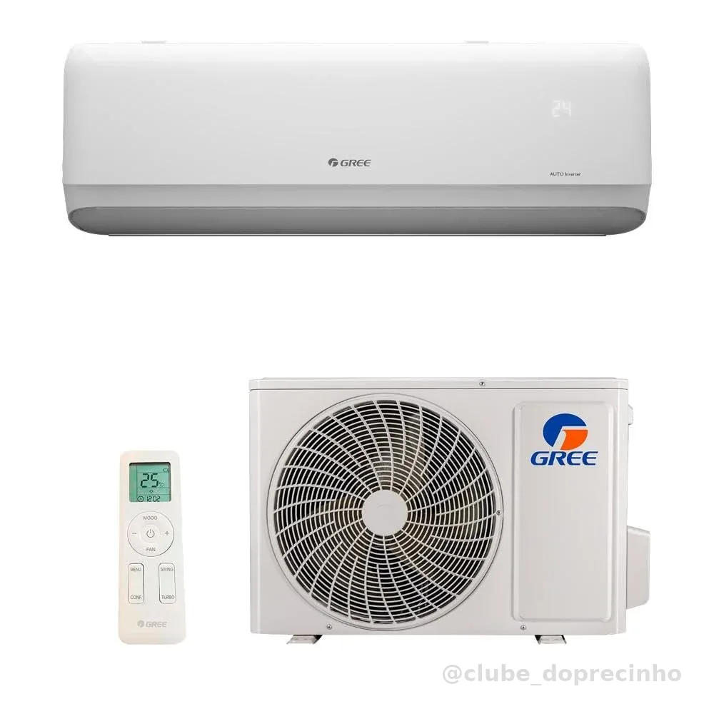 Ar-condicionado Split Inverter 12000 Btus Gree High Wall Só Frio Gwc12atcxb-d6dna3c/i/gwc12awcxb-d6dna4c/o 220v