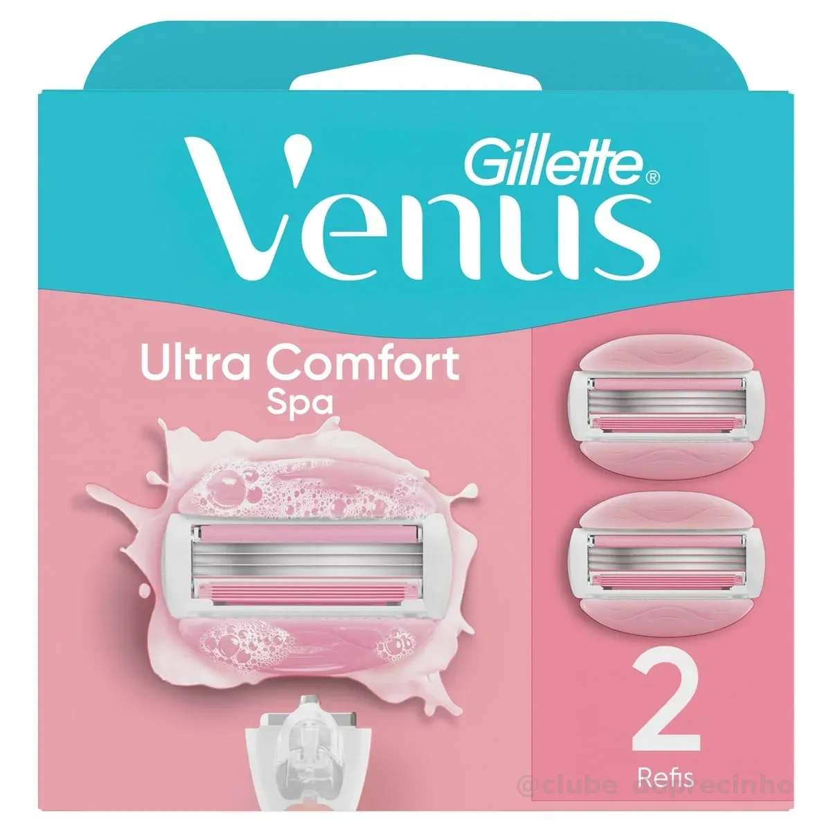 Gillette Venus Ultra Comfort Spa Carga para Aparelho 2 Unidades