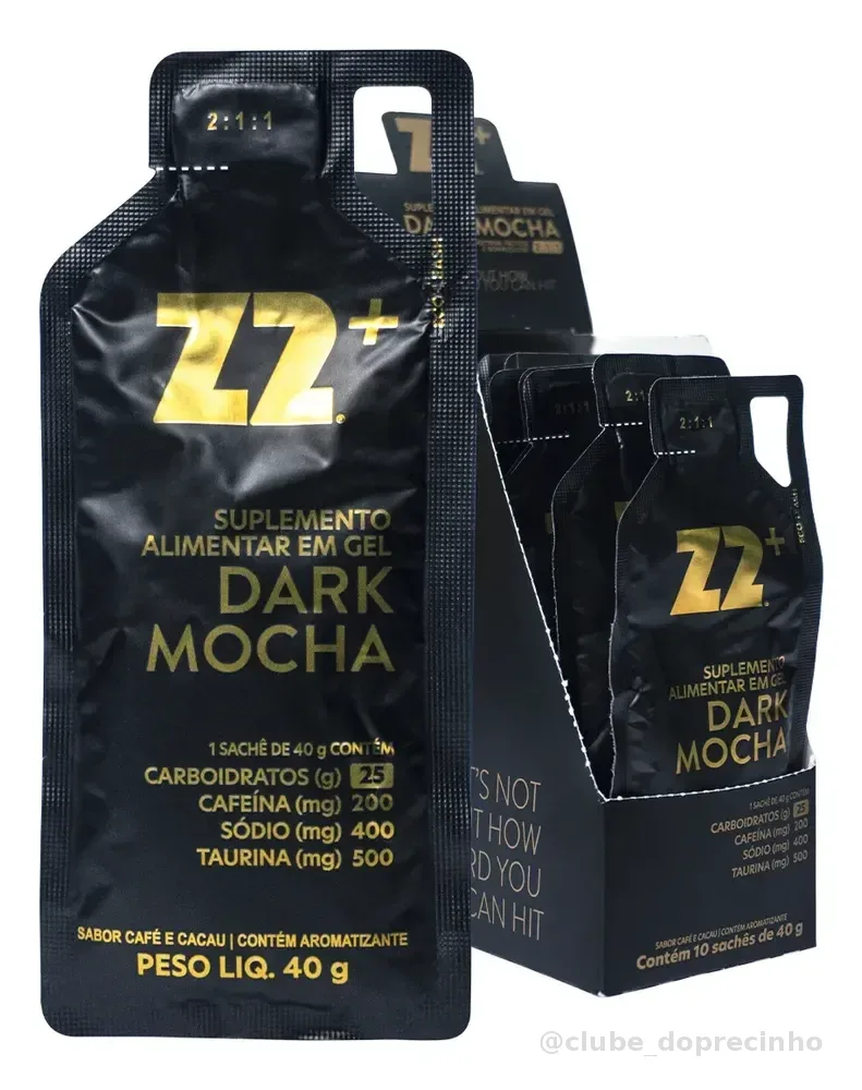 Energy Gel Z2+ Dark Mocha Box 10 Unidades Dark Mocha