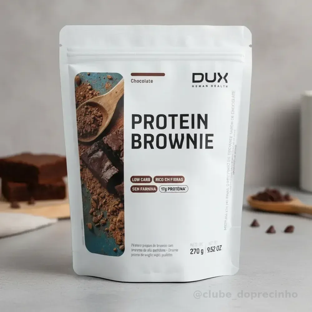 Protein Brownie Gourmet 270g Low Carb Dux Nutrition Brownie
