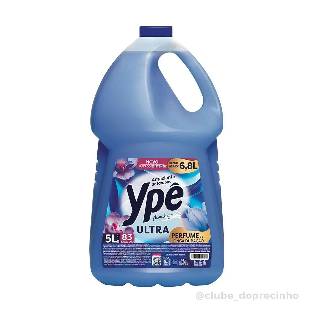 Ypê Amaciante Tradicional Aconchego 5L (Embalagem pode variar)