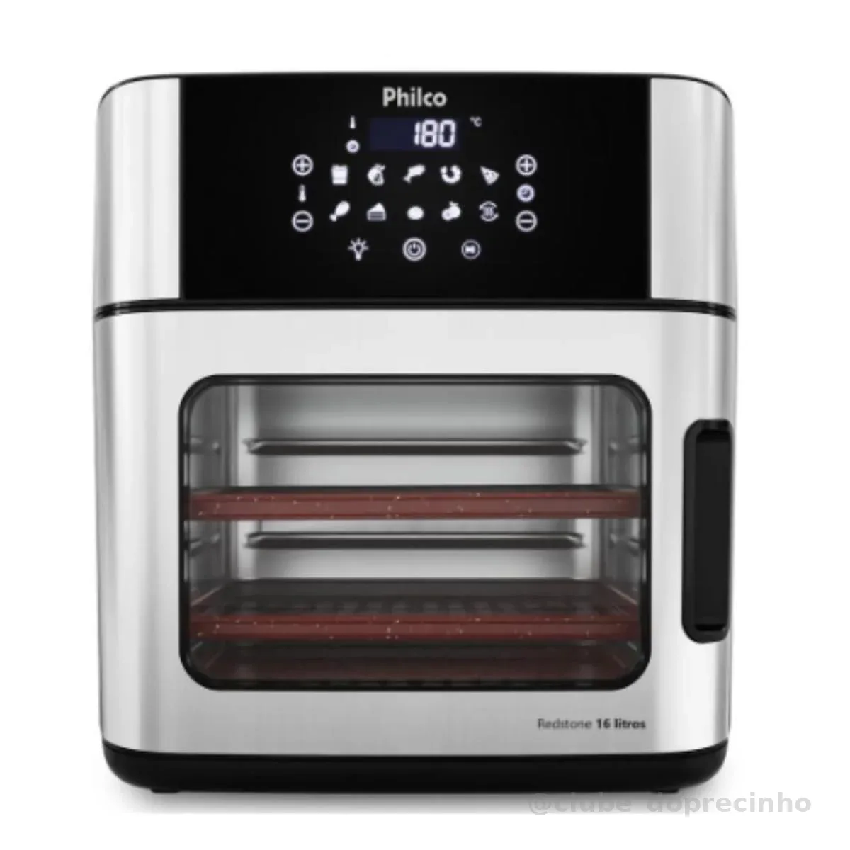 Air Fryer Philco 16L 4 em 1 Painel Digital PAF16A 127V | 4 em 1, Painel Digital