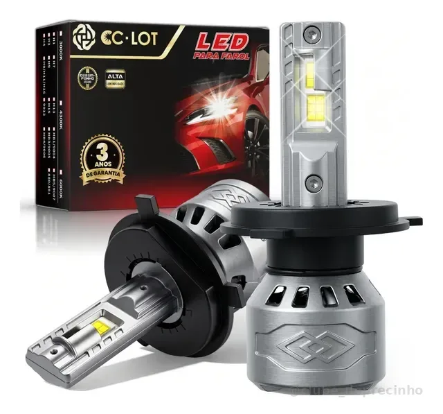 Kit Lampadas Led H4 H7 H1 H11 Hb3 Hb4 Cc Lot Carro Farol