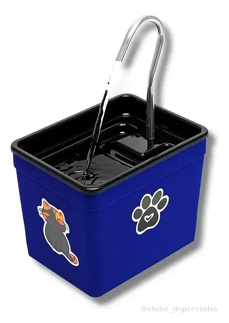 Bebedouro Automático Para Gatos Fonte De Água Silencioso