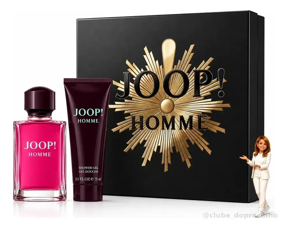 Coffret Joop! Homme Eau De Toilette 75ml + Gel De Banho 75ml Masculino