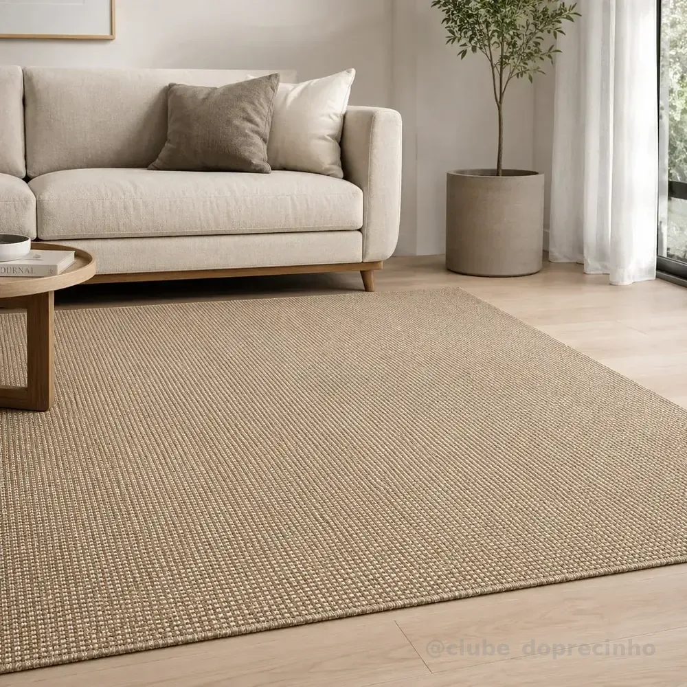 Tapete Sala Quarto Grande 300x200 Jacquard Antiderrapante 2 M 3 M Boho Marrom