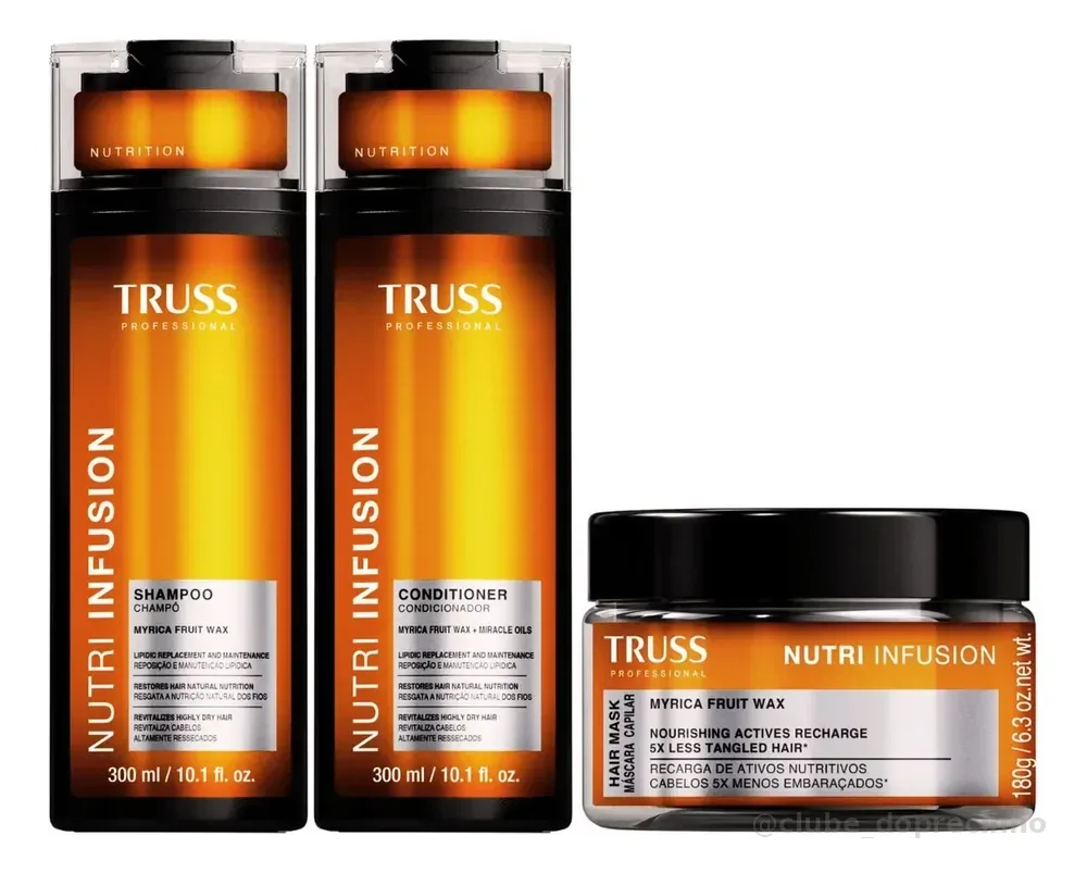 Truss Nutri Infusion Kit Shampoo + Condicionador + Máscara