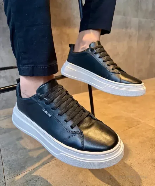 Sapato Masculino Casual Couro Legítimo Calce Fácil Macio