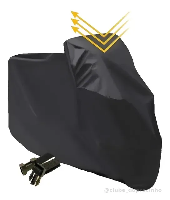 Capa Para Moto Forrada Impermeável Térmica Sol Chuva Lom