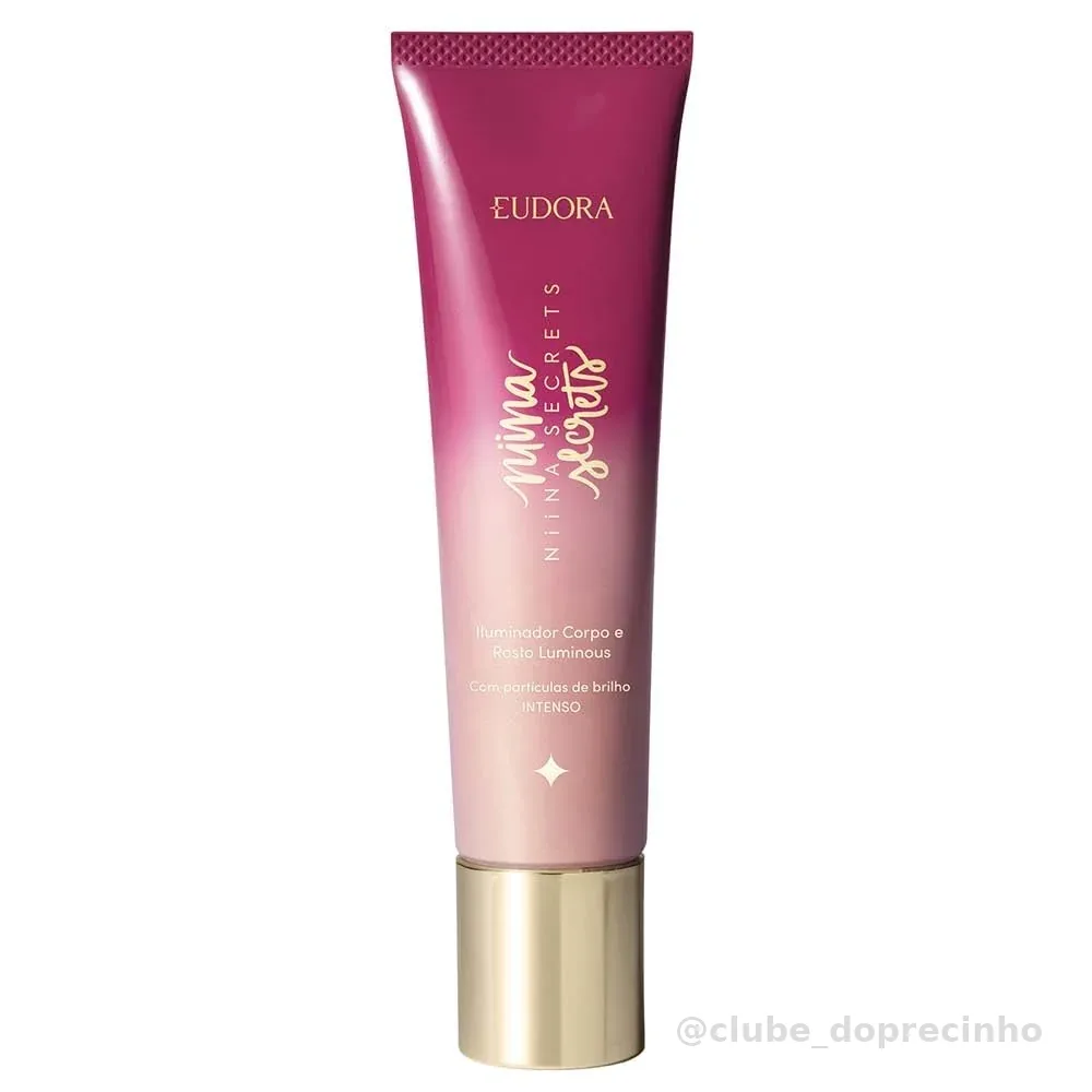 EUDORA NIINA SECRETS ILUMINADOR CORPO E ROSTO LUMINOUS 60ml
