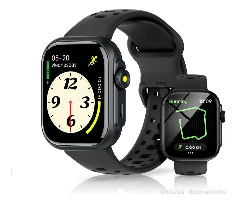 Relógio Smartwatch Bettdow FB041 GPS Alexa 5M/IP68 À Prova D'Água