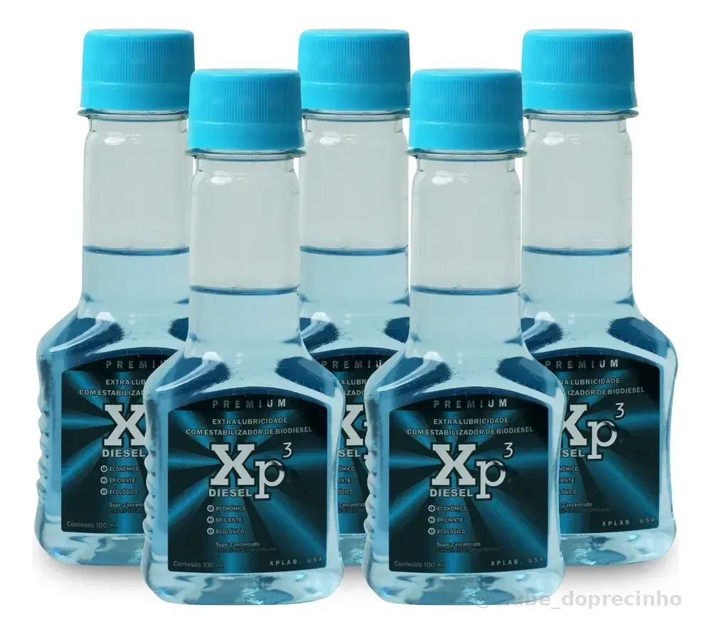Kit 5 Aditivo Xp3 Premium Extra Potência Diesel 100ml