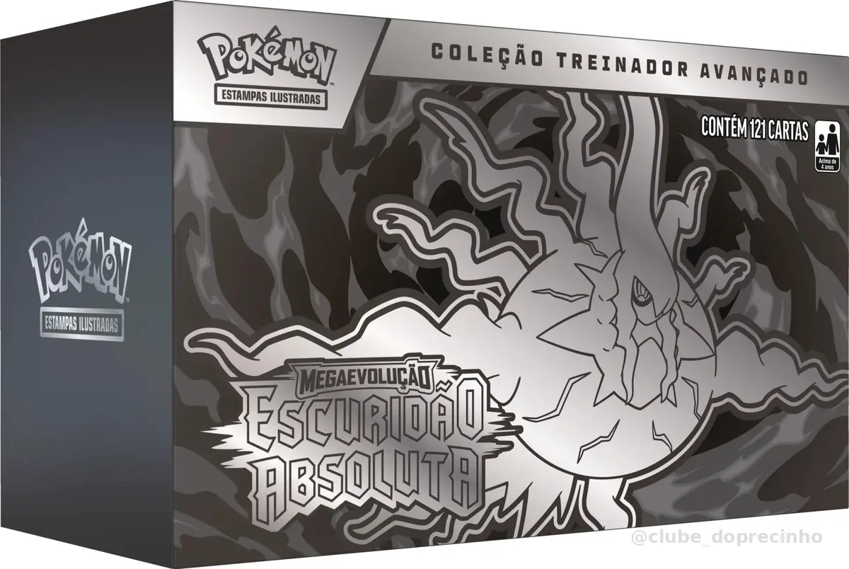 Pokémon TCG: Mega Evolução - Escuridão Absoluta - Advanced Trainer Box - Português, Jogo de Cartas