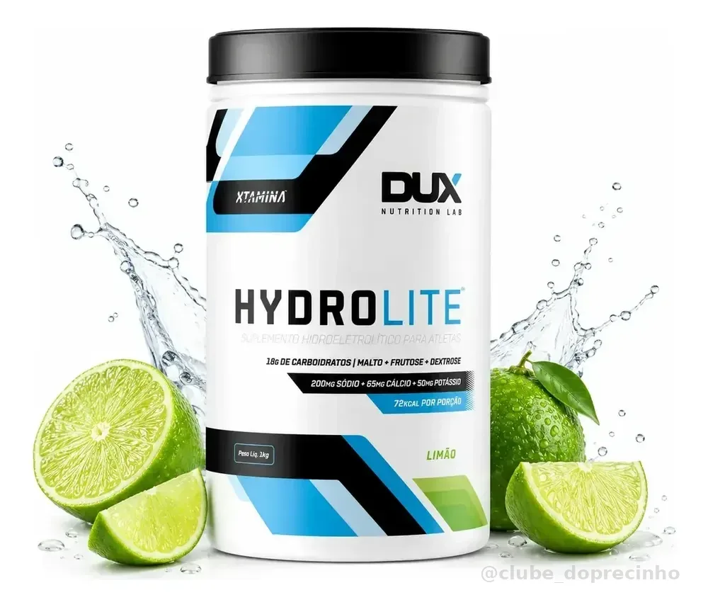 Hydrolite Suplemento Em Pó Dux Nutrition Sabor Limão 1000g Limão