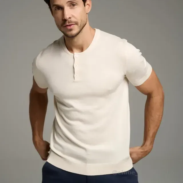Camisa Henley Minimal