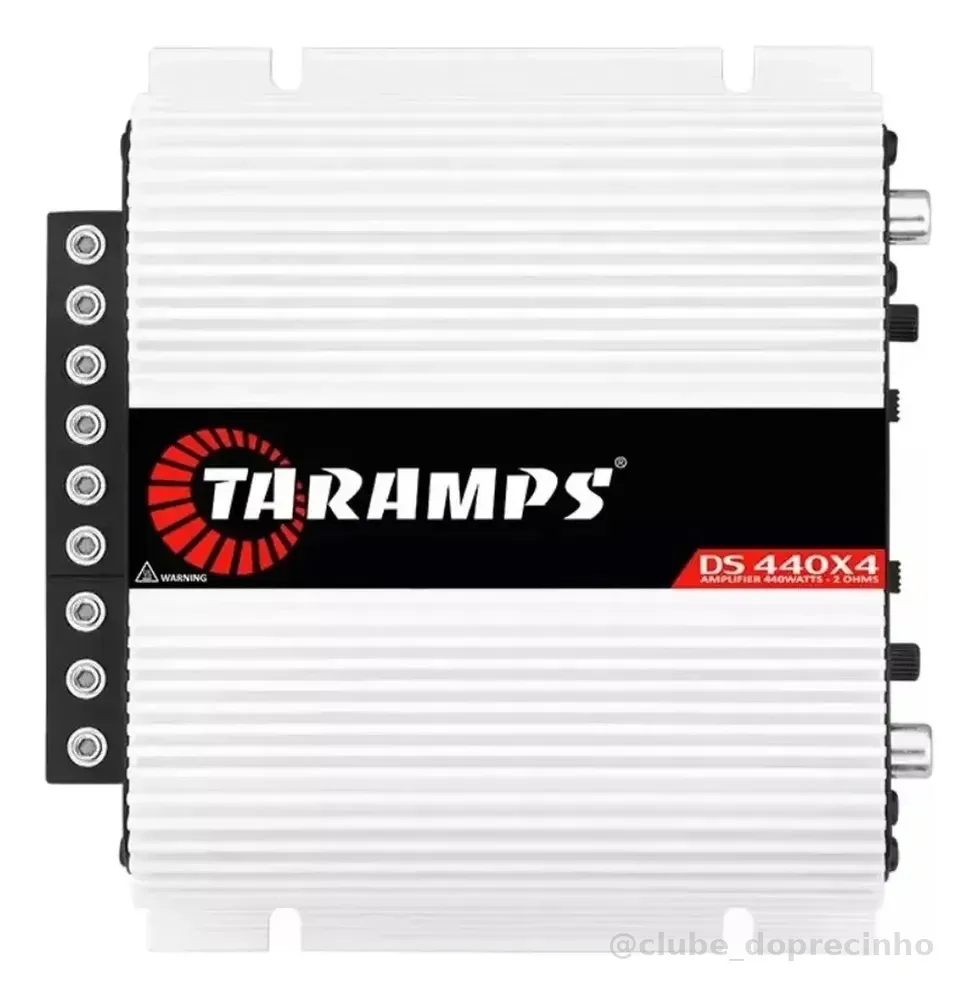 Modulo Taramps Ds440x4 Digital 440w 2 Ohms Amplificador 440 Rms 4 Canais Ds 440watts Estereo