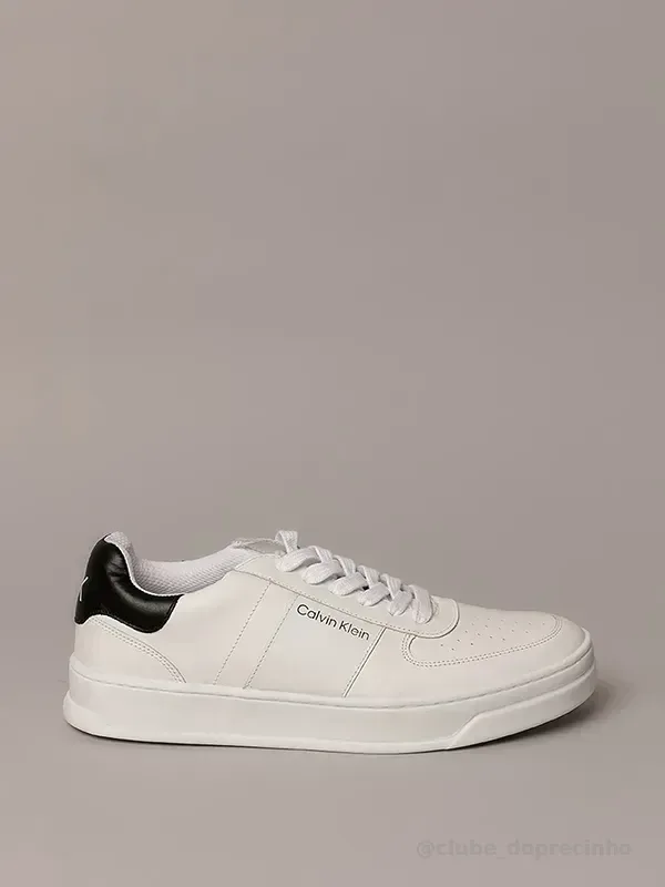 Tênis Calvin Klein Masculino Cm6ow43te689 Branco Lisa 42 Br