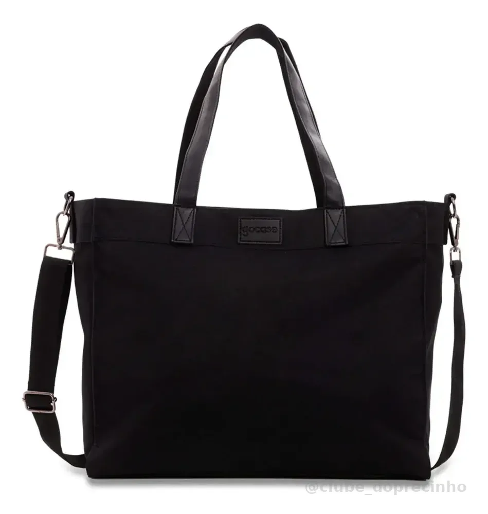 Bolsa Tote Daily Clear Gocase - Leve, Moderna E Minimalista Cor Preto