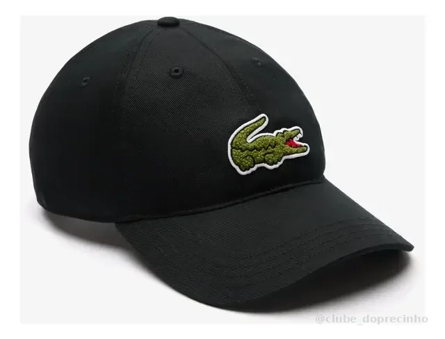 Boné Lacoste Big Croc Em Promoção Original