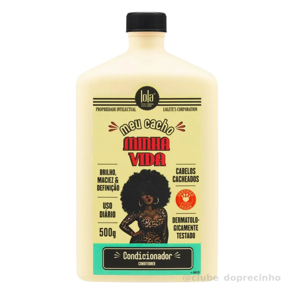 Meu Cacho Minha Vida Condicionador 500g , Lola Cosmetics