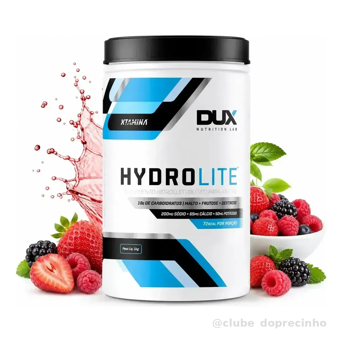 Hydrolite - Pote 1000g Dux Nutrition Sabor Frutas vermelhas