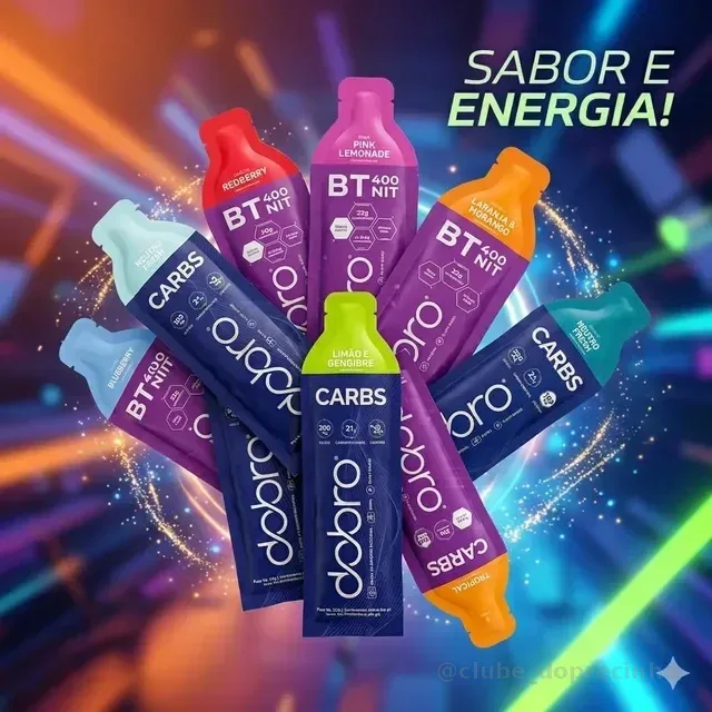 Gel De Carboidrato Dobro Carbs Bt400 - Sortidas - Kit 10 Un