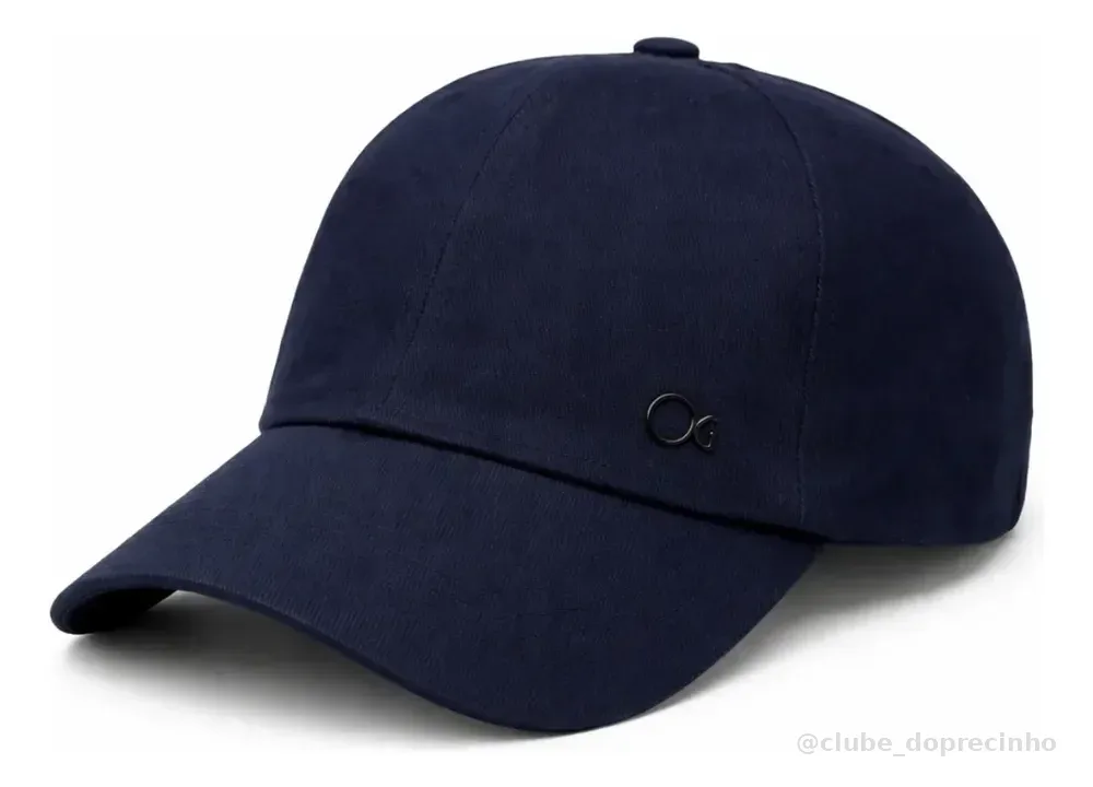 Boné Ogochi Básico Algodão Aba Curva Masculino Premium Azul Único Lisa Azul Único Lisa