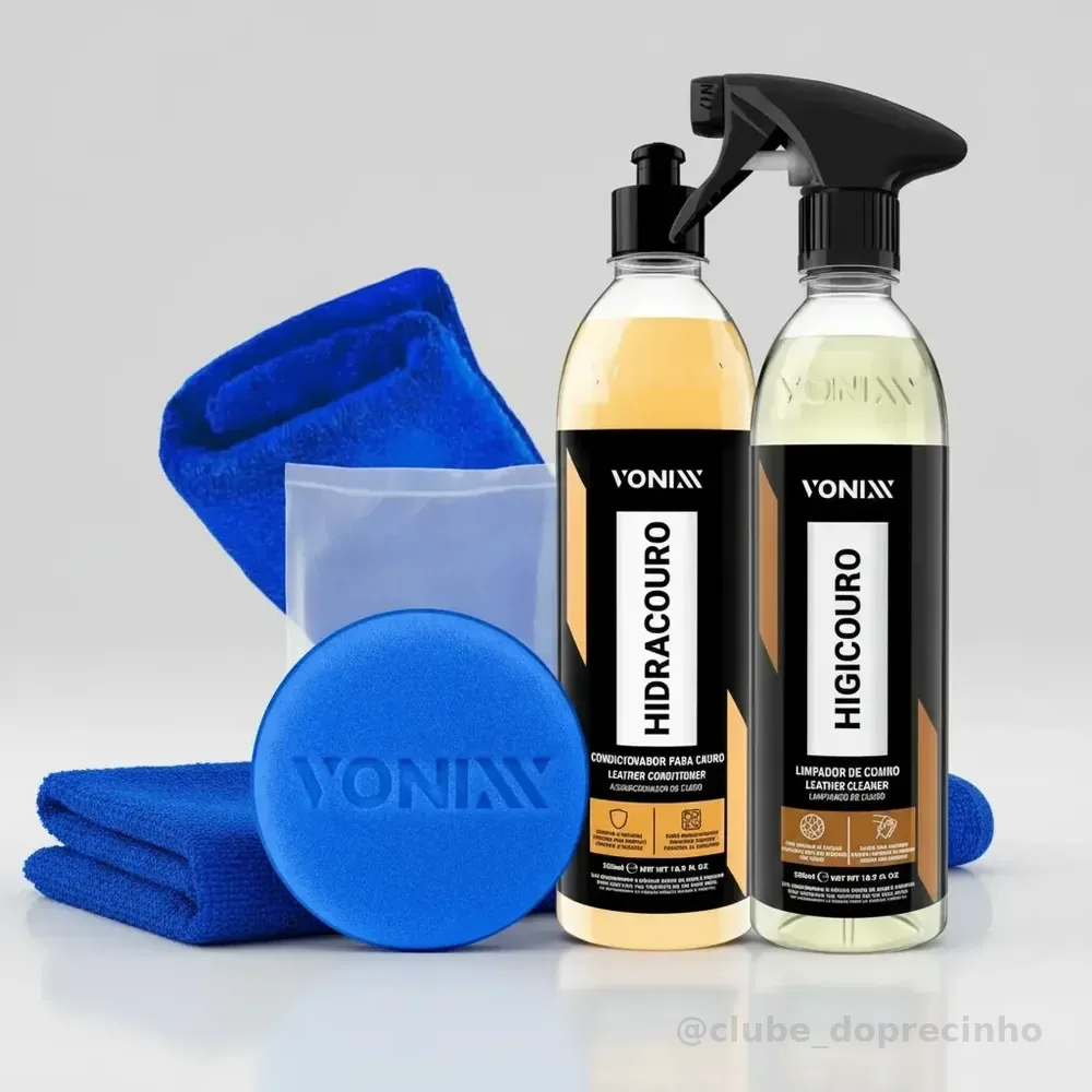 Kit Limpar Hidratar Couro Vonixx Higicouro + Hidracouro