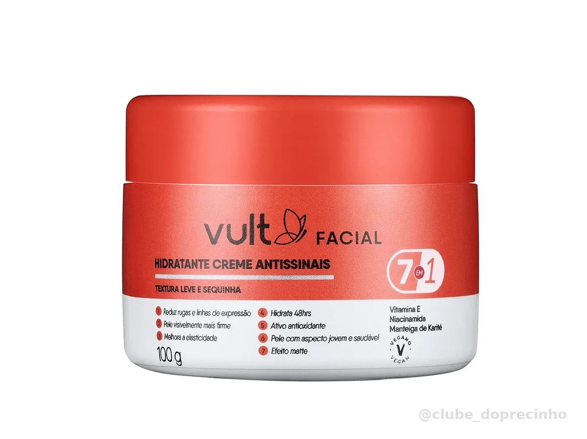 VULT CREME POTE ANTISSINAIS FACIAL 100G