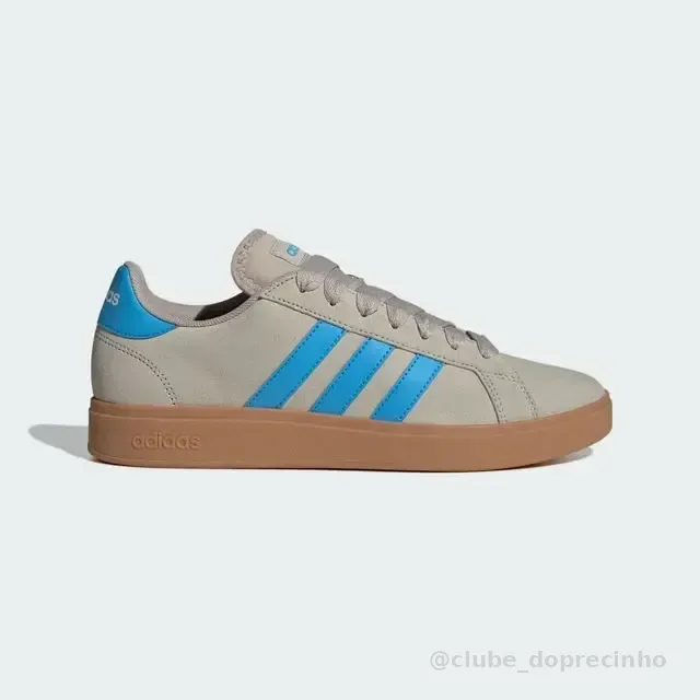 Tênis Masculino Grand Court Base 00s adidas Wonbei/luaq/gum10 Lisa 42 Br