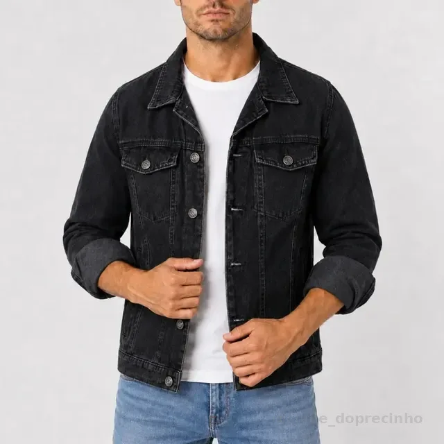 Jaqueta Jeans Masculina