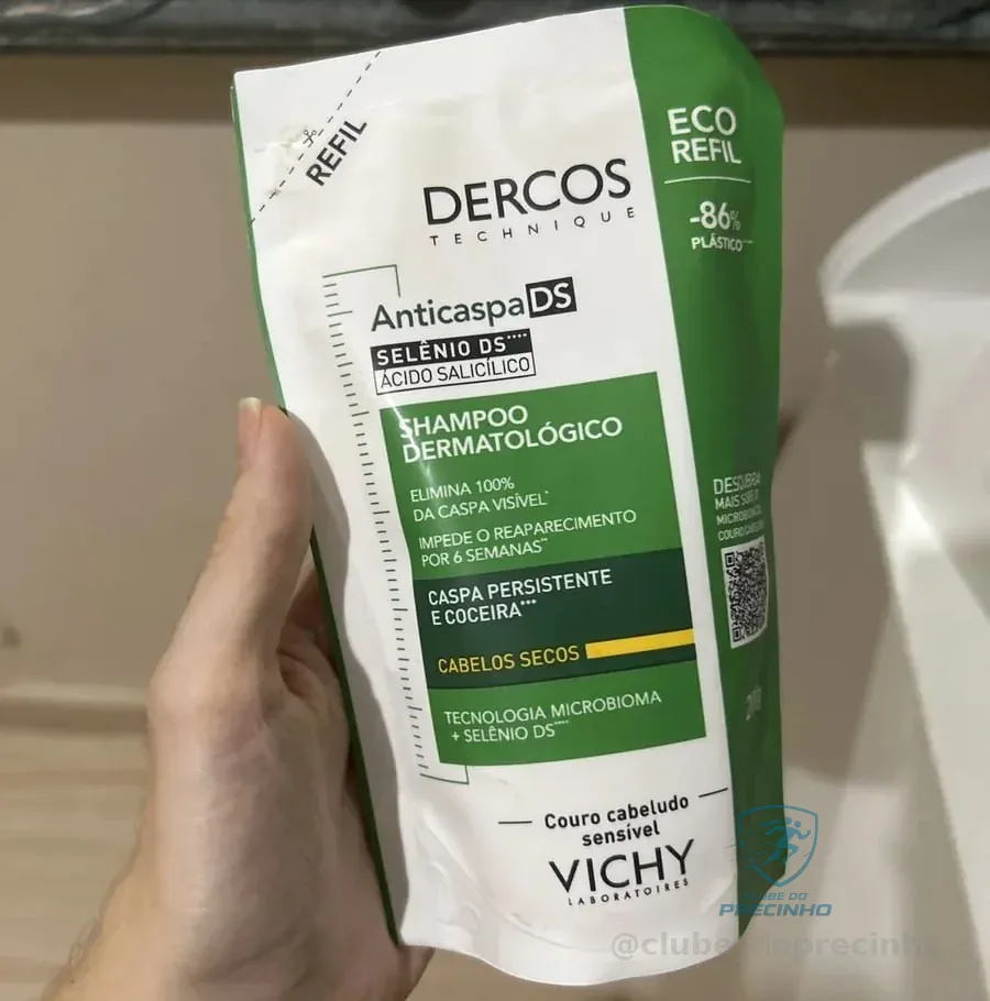 ESSA É A VERSÃO PARA CABELO SECO, refil anticaspa