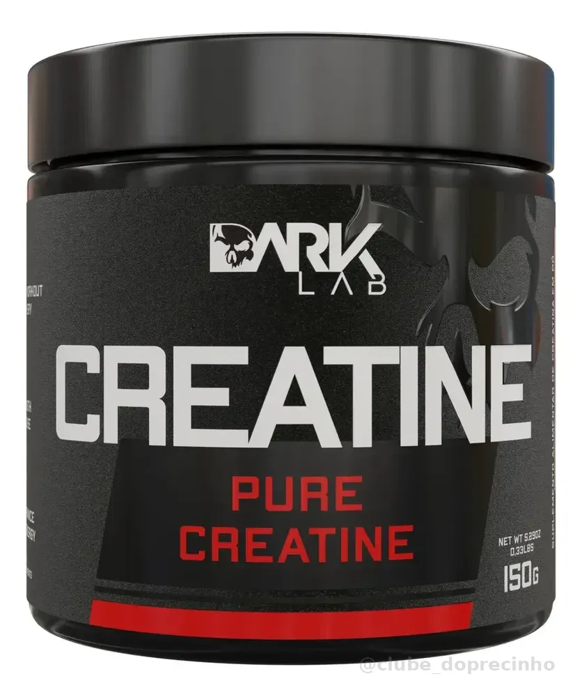 Creatina Monohidratada Em Pote 150g 100% Pura Dark Lab
