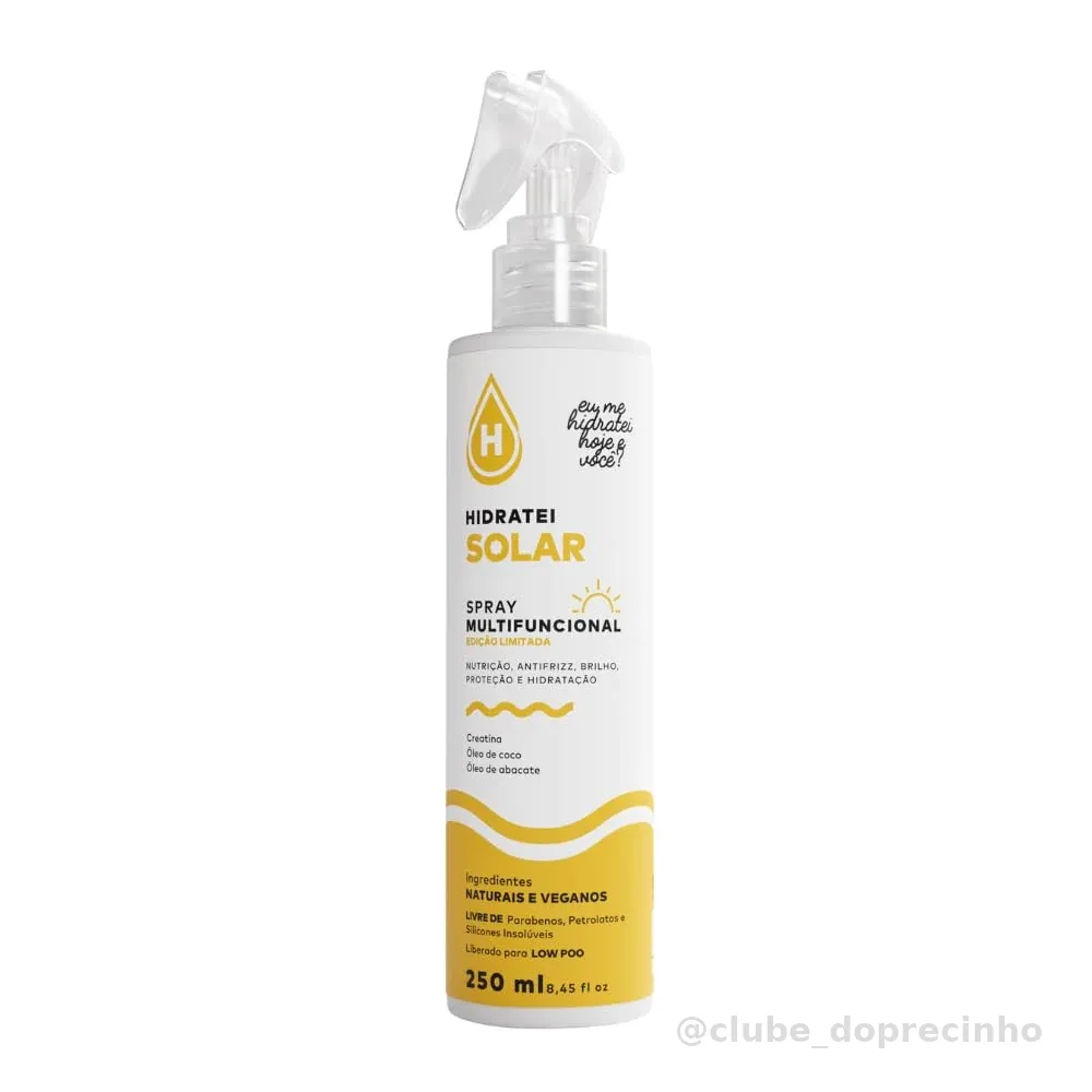 Hidratei Solar - Spray Multifincional Condicionante Capilar