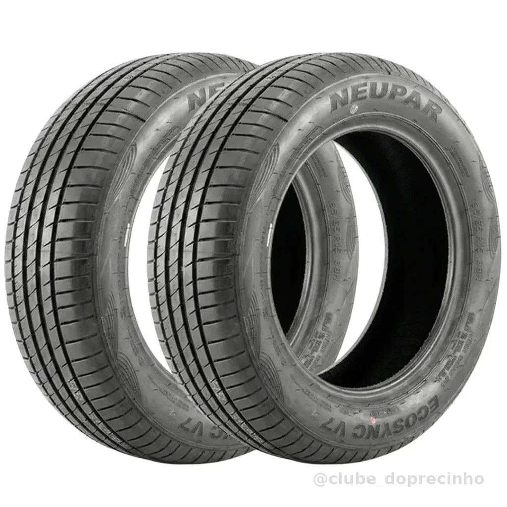 Kit 2 Pneus 185/60 R15 Neupar EcoSync V7 84H Aro 15 Novo