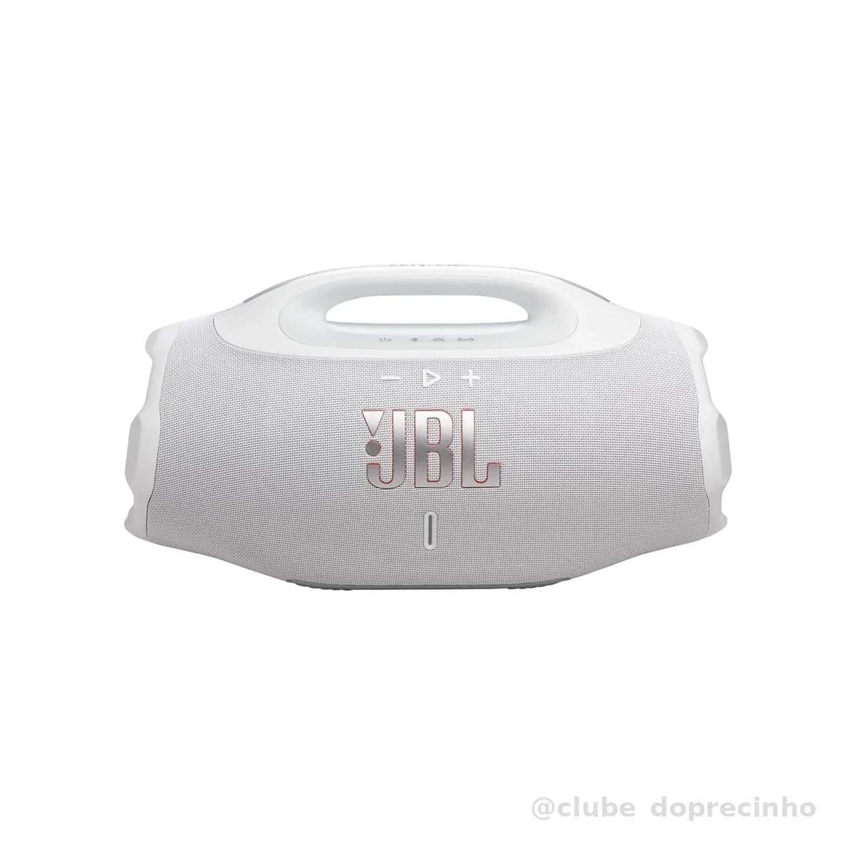 Caixa de Som JBL Boombox 4 Bluetooth, Branca | Som JBL Pro, AI Sound Boost, Graves Personalizáveis, Bateria de até 34h, IP68, Áudio Lossless