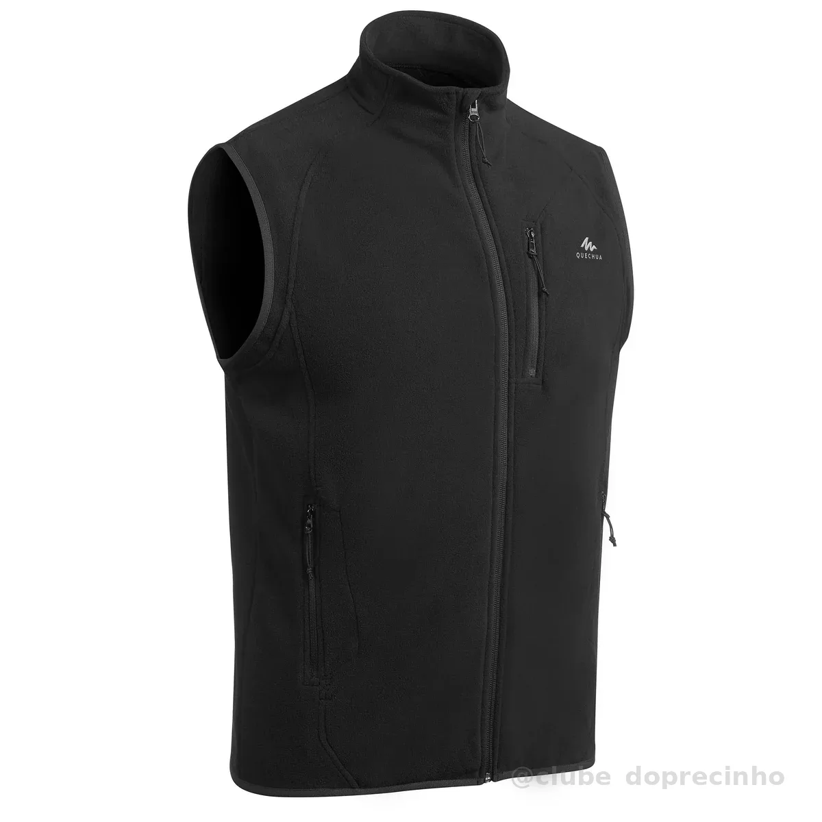 Colete Masculino de Trilha Fleece MH100 Quechua Preto