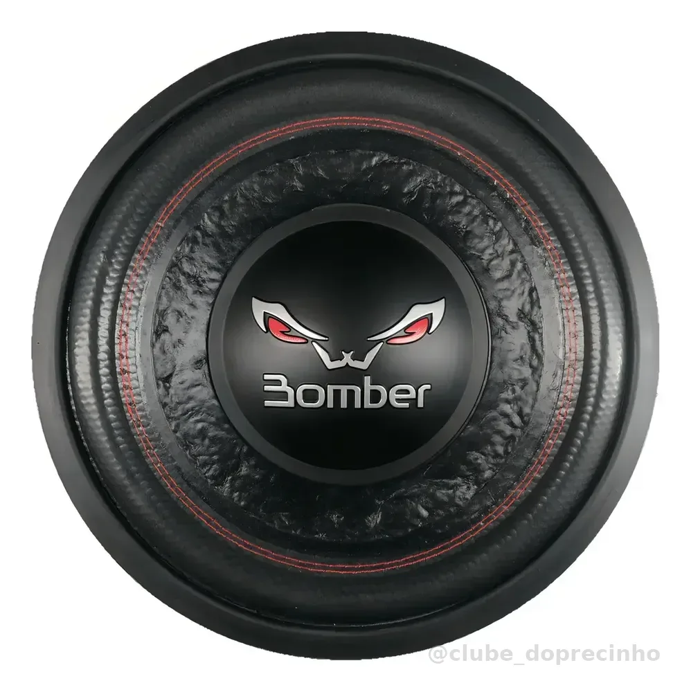 Alto Falante Subwoofer 12 Pol Bomber Bicho Papão 600w 4 Ohms Cor Preto